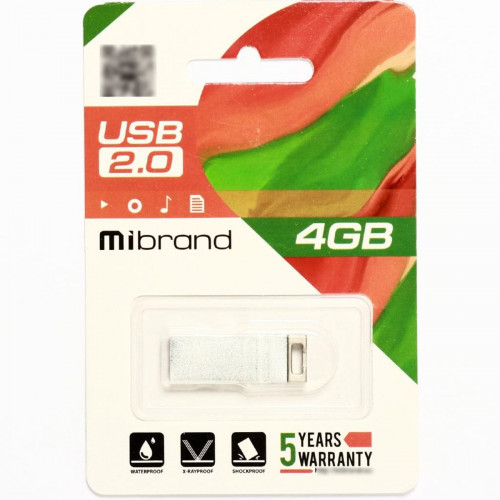 Flash Mibrand USB 2.0 Chameleon 4Gb Silver