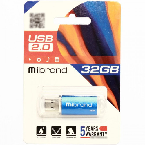 Flash Mibrand USB 2.0 Cougar 32Gb Blue