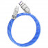 Кабель HOCO U113 Solid 100W silicone charging data cable Type-C Blue