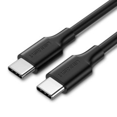 Кабель UGREEN US286 USB 2.0 Type C to Type C Cable Nickel Plating 1.5m (Black) (UGR-50998) (UGR-50998)