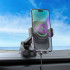 Тримач для мобiльного з БЗП BOROFONE BH203 Blue Charm wireless fast charging car holder(center console)