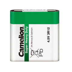 Батарейка CAMELION 3R12 / 4,5V / Green / SP1 1шт (C-10100112) (4260033156501)