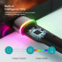Кабель Essager Colorful LED USB Cable Fast Charging 3A USB-A to Type C 1m black (EXCT-XCD01) (EXCT-XCD01)