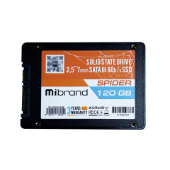 SSD Mibrand Spider 120GB 2.5" 7mm SATAIII Bulk (MI2.5SSD/SP120GB)