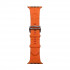 Ремінець для годинника Apple Watch Hermès 42/44/45/49mm 3.Orange (Hermes42-3.Orange)