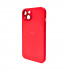 Чохол для смартфона AG Glass Matt Frame Color Logo for Apple iPhone 12 Coke Red