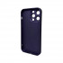 Чохол для смартфона AG Glass Matt Frame Color Logo for Apple iPhone 15 Pro Max Deep Purple