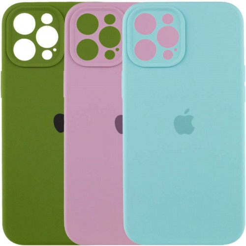 Чохол для смартфона Silicone Full Case AA Camera Protect for Apple iPhone 12 Pro 49,Cornflower