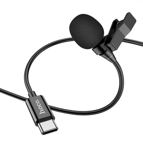 Мікрофон-петличка HOCO L14 Type-C Lavalier microphone Black