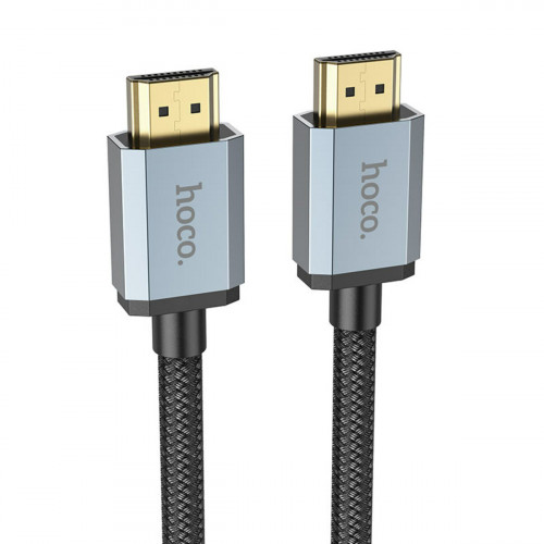 Кабель HOCO US03 HDTV 2.0 Male to Male 4K HD data cable(L=1M) Black