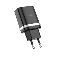 Мережевий зарядний пристрій HOCO C12Q Smart QC3.0 charger 18W Black (6931474716255)