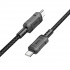 Кабель HOCO X94 Leader 60W charging data cable Type-C to Type-C Black (6931474794321)