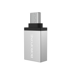 Адаптер BOROFONE BV3 adapter USB-A to USB-C aka Type-C converter, OTG support, USB 3.0 (BV3)