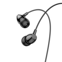 Навушники HOCO M94 universal earphones with microphone Black (6931474767202)
