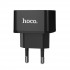 Мережевий зарядний пристрій HOCO C70A Cutting-edge single port QC3.0 charger Black