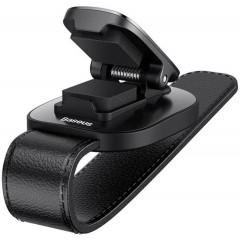 Автомобільний тримач для окуляр Baseus Platinum Vehicle eyewear clip（clamping type）Black (ACYJN-B01)