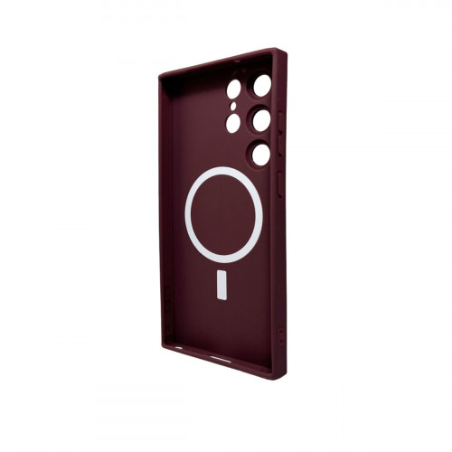 Чохол для смартфона Cosmic Frame MagSafe Color for Samsung S23 Ultra Wine Red