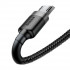 Кабель Baseus Cafule Cable USB For Micro 2.4A 1m Gray+Black