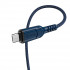 Кабель HOCO X59 USB to Micro 2.4A, 1m, nylon, TPE connectors, Blue