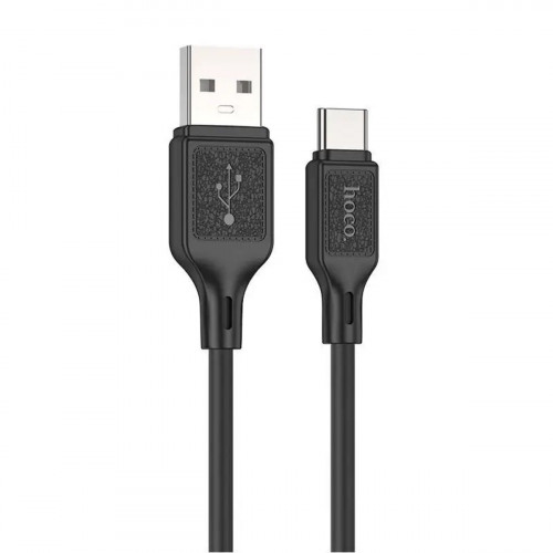 Кабель HOCO X90 Cool silicone charging data cable for Type-C Black