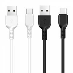 Кабель HOCO X13 USB to Type-C 3A, 1m, PVC, PVC connectors, Black (6957531061182)