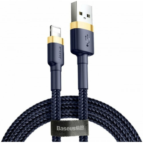Кабель Baseus cafule Cable USB For iP 2.4A 1m Gold+Blue