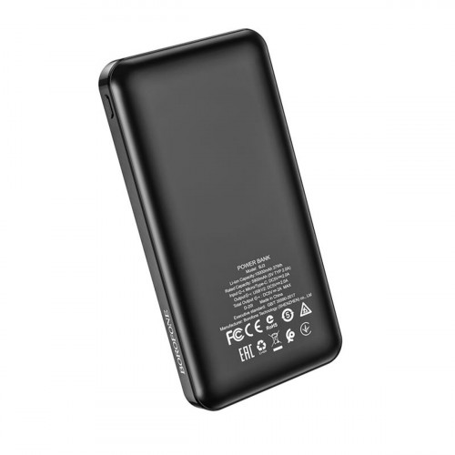 Зовнішній акумулятор BOROFONE BJ3 Minimalist power bank(10000mAh) Black