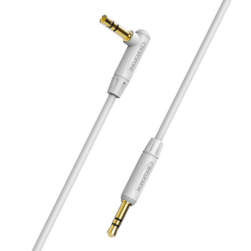 Аудiо-кабель BOROFONE BL4 audio AUX cable 1m, Grey