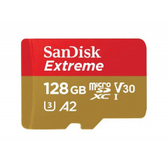 microSDXC (UHS-1 U3) SanDisk Extreme For Mobile Gaming A2 128Gb class 10 V30 (R190MB/s,W90MB/s) (SDSQXAA-128G-GN6GN)