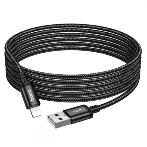 Кабель HOCO X91 Radiance charging data cable for iP(L=3M) Black