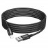 Кабель HOCO X91 Radiance charging data cable for iP(L=3M) Black