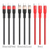 Кабель HOCO X26 Xpress one pull three charging cable iP+Micro+Type-C Black+Red