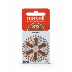 Батарейка MAXELL PR41 (312) 6BS ZINC AIR (M-790421.00.EU) (4043752334524)