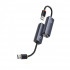 USB-Hub Baseus Lite Series Ethernet Adapter USB-A to RJ45 LAN Port (100Mbps) Black