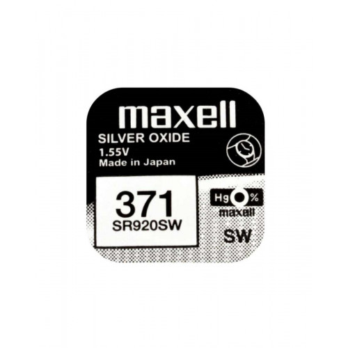 Батарейка MAXELL SR920SW 1PC EU MF (371) A 1шт (M-18290100)