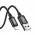 Кабель HOCO X91 Radiance charging data cable for iP(L=3M) Black