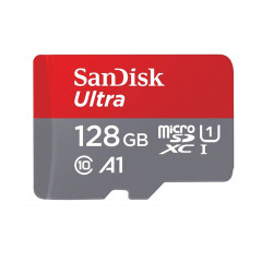 microSDXC (UHS-1) SanDisk Ultra 128Gb class 10 A1 (100Mb/s) (SDSQUNR-128G-GN6MN)