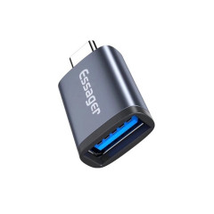 Адаптер Essager Soray OTG (USB Female to Type-C Male) USB3.0 Adaptor  grey (EZJAC-SRA0G) (EZJAC-SRA0G)
