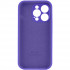 Чохол для смартфона Silicone Full Case AA Camera Protect for Apple iPhone 15 Pro 22,Dark Purple