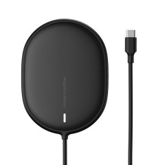 БЗП Baseus Light Magnetic Wireless Charger(suit for IP12 with Type-C cable 1.5m) Black