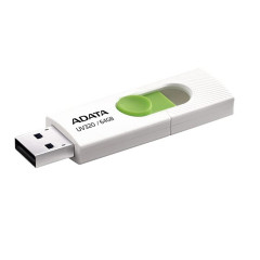 Flash A-DATA USB 3.0 AUV 320 64Gb White/Green (AUV320-64G-RWHGN)
