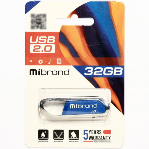 Flash Mibrand USB 2.0 Aligator 32Gb Blue