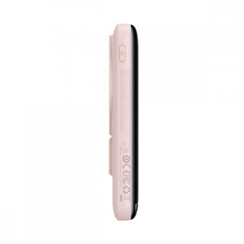 Зовнішній акумулятор Baseus Magnetic Bracket Wireless Fast Charge Power Bank 10000mAh 20W Pink (With cable Type-C to Type-C 60W（20V/3A)