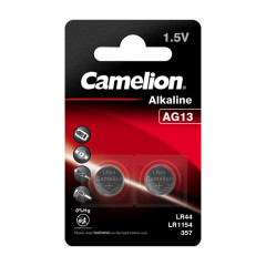 Батарейка CAMELION AG13 Button cell BP2 2шт (C-12050213) (4260216454615)
