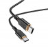 Кабель HOCO X95 Goldentop 60W charging data cable Type-C to Type-C Black (6931474794475)