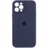 Чохол для смартфона Silicone Full Case AA Camera Protect for Apple iPhone 12 Pro 7,Dark Blue