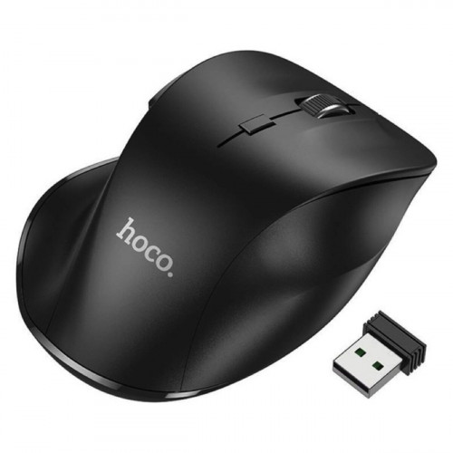Миша Hoco GM24 Mystic six-button dual-mode business wireless mouse Black