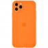 Чохол для смартфона Silicone Full Case AA Camera Protect for Apple iPhone 11 Pro 52,Orange