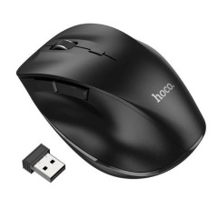 Миша Hoco GM24 Mystic six-button dual-mode business wireless mouse Black (6931474799432)