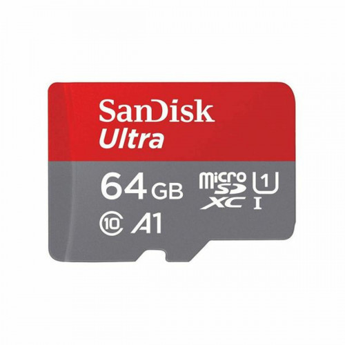 microSDXC (UHS-1) SanDisk Ultra 64Gb class 10 A1 (140Mb/s) (adapter)